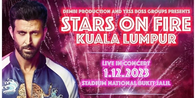 Selepas 8 Tahun, Hrithik Roshan Kembali Ke Malaysia, Bakal Bertemu Peminat Di Stars On Fire Kuala Lumpur Live In Concert