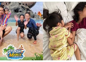 “So Sweet Ameena Tidur Peluk Tangan Kakak…” – Anak-anak Letih Fizi Ali Bawa Ke Taman Tema