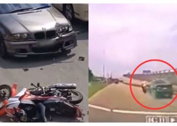 [V] Penyanyi Lagu Tiara Terlibat Kemalangan, Penunggang Motosikal Maut Dirempuh