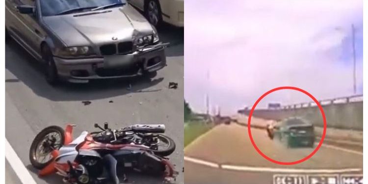 [V] Penyanyi Lagu Tiara Terlibat Kemalangan, Penunggang Motosikal Maut Dirempuh