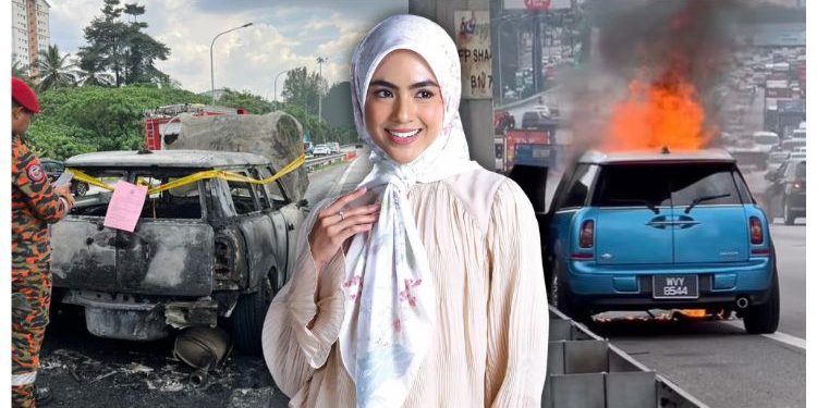 [V] Erysha Emyra Trauma Kereta Tiba-tiba Terbakar Dalam Perjalanan Ke Tempat Kerja – “Masa Bomba Sampai…”