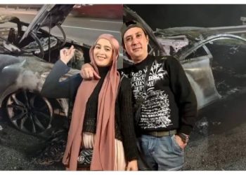 [V] Kereta Tiba-tiba Terbakar, Roy Azman Dan Keluarga Sempat Selamatkan Diri