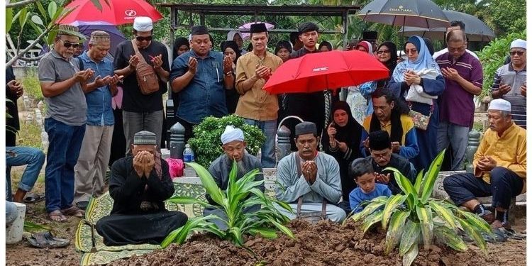 Jenazah M Daud Kilau Selamat Dikebumikan