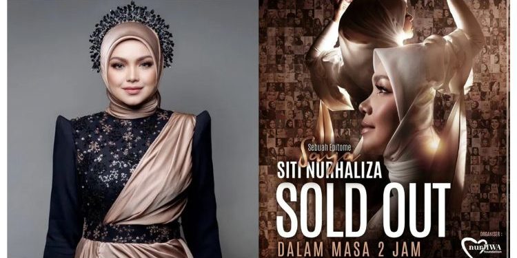 Tiket Konsert Siti Nurhaliza ‘Sold Out’ Dalam Tempoh Dua Jam! Ramai Minta Tambah Lagi Hari