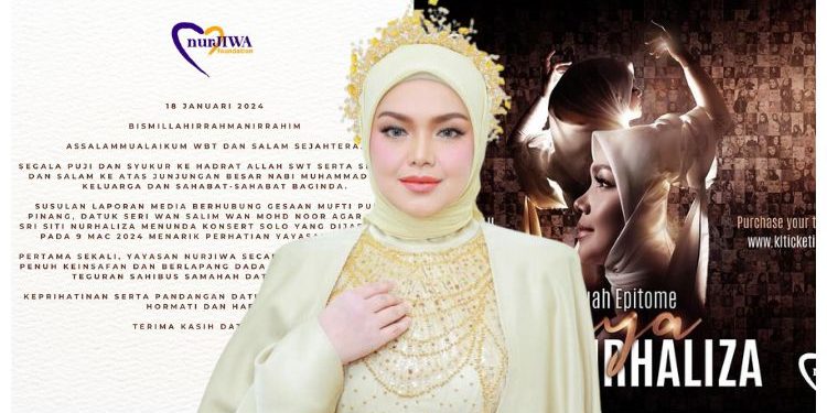 Demi Kumpul Dana Palestin, Siti Nurhaliza Nekad Teruskan Konsert