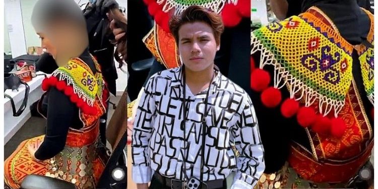 Hina Pakaian Tradisional Iban, Ryzal Duriankimchi Didenda RM10,000