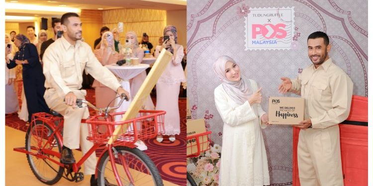 Remy Ishak Jadi ‘Abang Pos’ Dalam Kolaborasi Tudung Ruffle & POS Malaysia