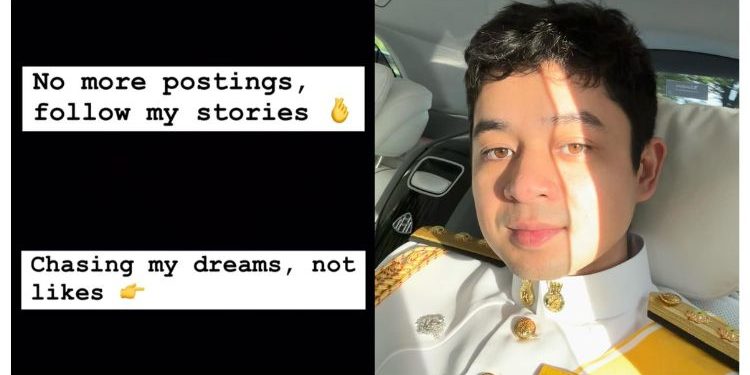 “No More Postings..” – Tengku Hassanal Padam Semua Foto Di IG