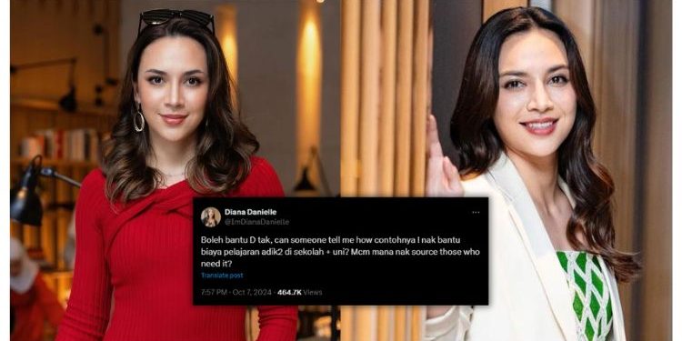 Niat Murni Diana Danielle Mahu Bantu Pelajar Kurang Berkemampuan Curi Perhatian