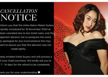 Aisha Retno Kesal Pembatalan Konsert, Penganjur Disifatkan Tidak Profesional