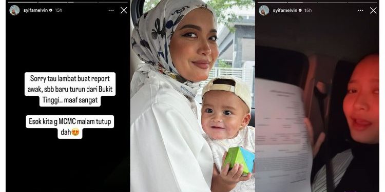 Anak Dihina, Syifa Melvin Buat Laporan Polis & Bakal Ke MCMC