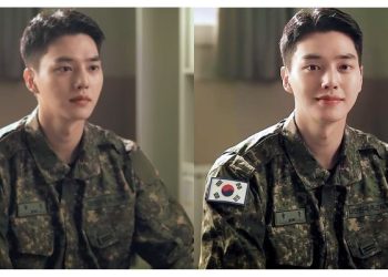 Song Kang Curi Hati Peminat Dengan Penampilan Beruniform Tentera
