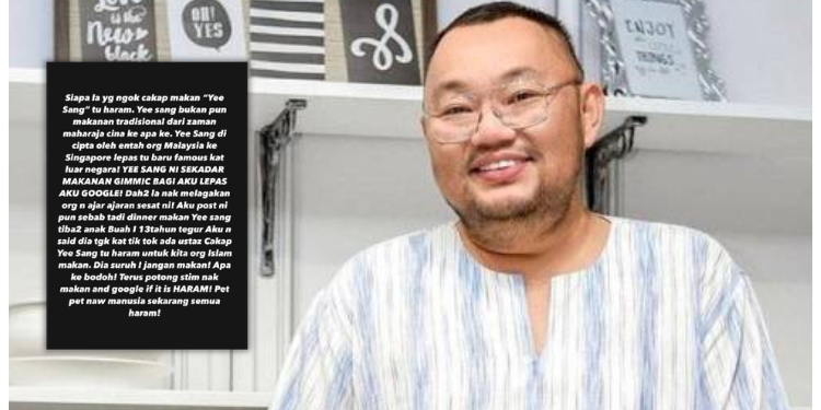 Michael Ang Slams Claims That ‘Yee Sang’ is Haram, Netizens Debate!