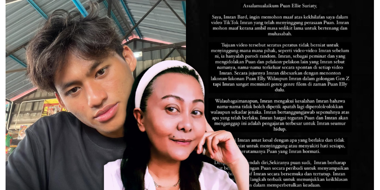 Imran Bard Akui Silap, Mohon Maaf Pada Ellie Suriaty – ‘Saya Akui Kesilapan, Tiada Niat Menyinggung’