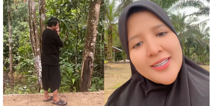 Azlan Komeng’s Wife Shares Video Of Husband Busy Chatting, Hints At Potential Polygamy?
