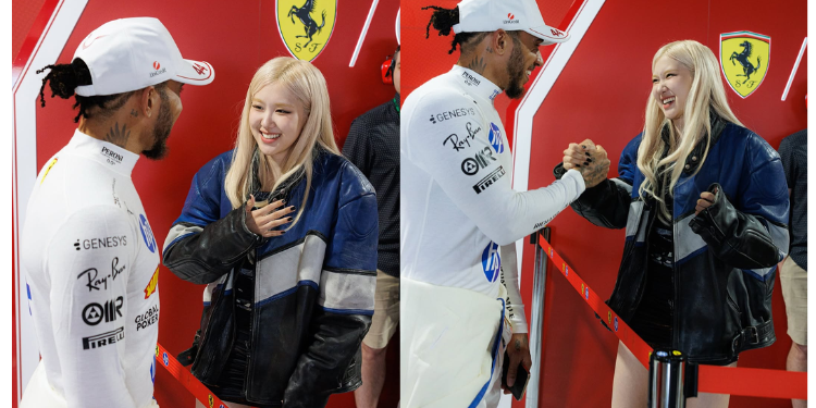 [V]Rosé & Lewis Hamilton Reunite, Fans Are Thrilled!