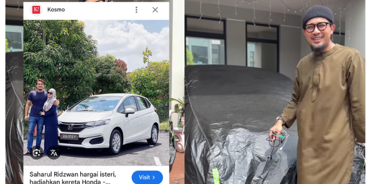 [V] “Darling, I’m Sorry…” – Saharul Ridzwan Sells Wife’s Anniversary Gift Car