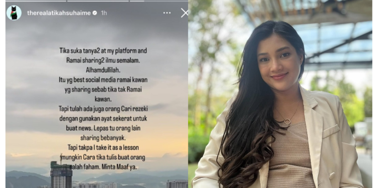 Post About Aidiladha Misunderstood, Atikah Suhaime Apologizes