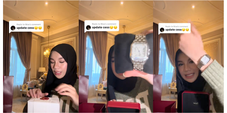 [V] Qadejah ‘Pau’ Aliff Syukri Beli Jam Cartier, Netizen Terkedu Tengok Harga!