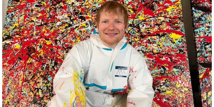From Stage To Canvas, Ed Sheeran Now Showcases His Own Paintings