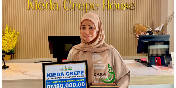 Kieda Crepe Honored As Penang’s Highest Zakat Payer