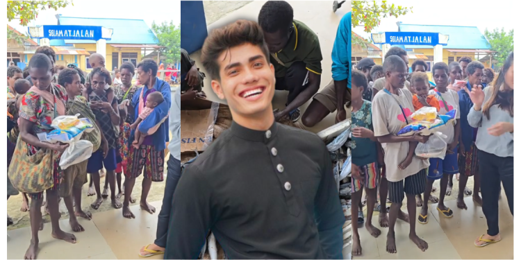 [V] “Gembiranya Mereka Dapat Ikan” – Aisar Khaled Raih Pujian Selepas Bantu Penduduk Papua