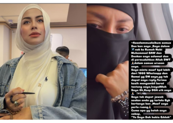 Habis Tempoh Idah, Rebecca Nur Al Islam Berangkat Tunai Umrah