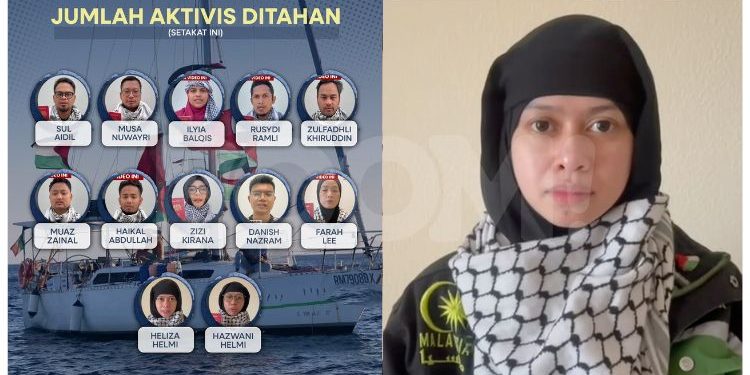 Heliza Helmi & Zizi Kirana Ditahan Israel Ketika Sertai Misi Flotilla ke Gaza