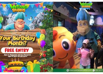 Wetland Studios Putrajaya Tawar Tiket Percuma untuk Kanak-Kanak Sambut Hari Lahir Bulan Ini