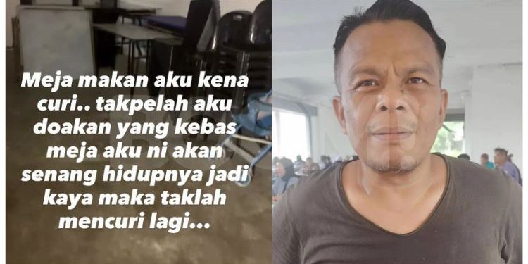 Enam Meja Lempeng Dicuri, Tauke Jambu Doakan Pencuri Kaya